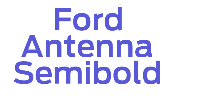 Ford Antenna Semibold Font