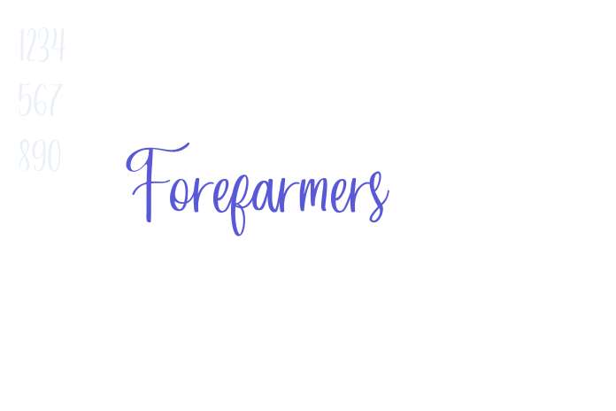 Forefarmers font