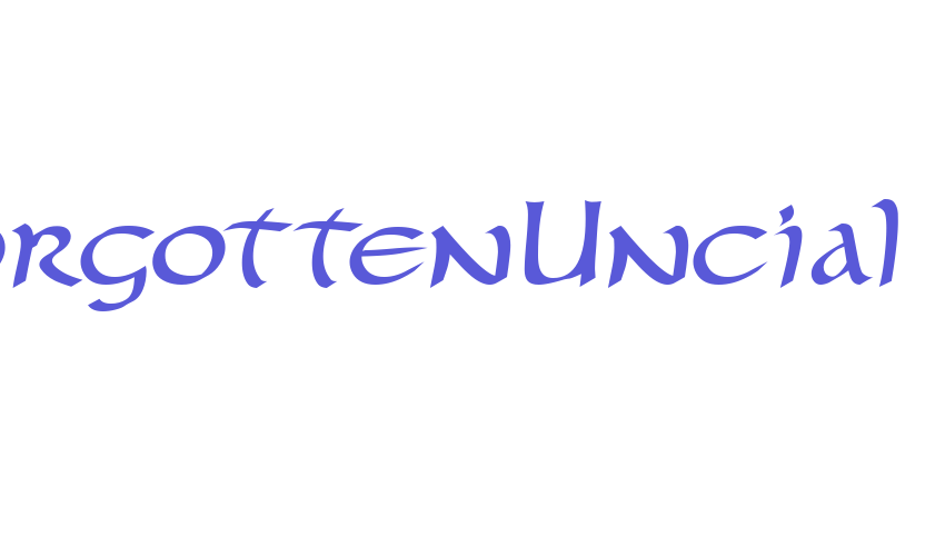 ForgottenUncial Font Download