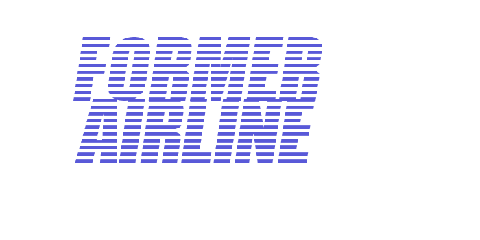 Former Airline Font