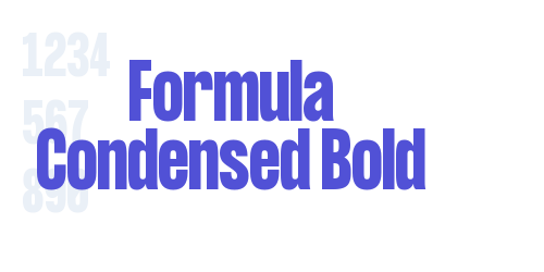 Formula Condensed Bold-font-download