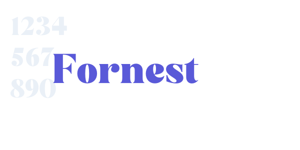 Fornest font free