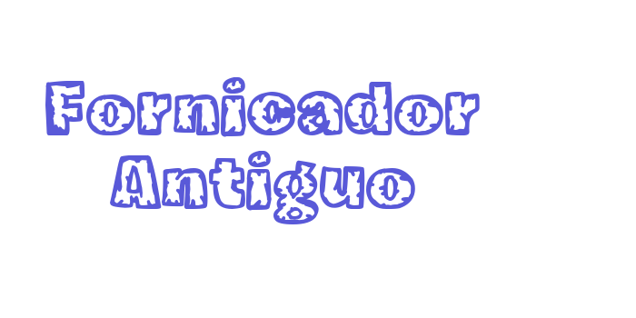 Fornicador Antiguo Font Download