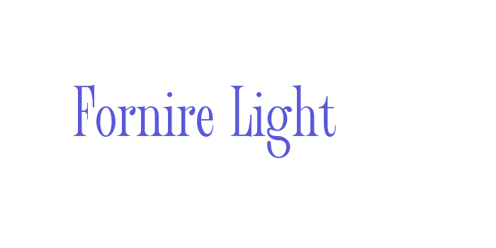 Fornire Light Font