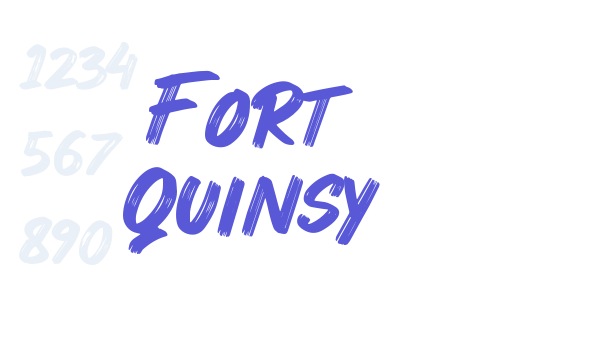 Fort Quinsy font free