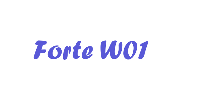 Forte W01 Font Download