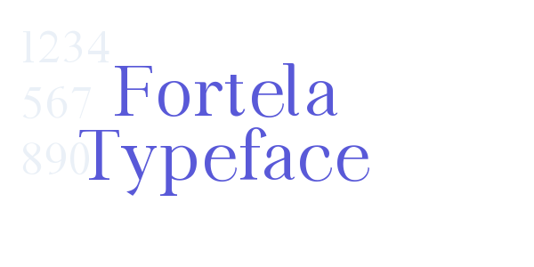 Fortela Typeface font free