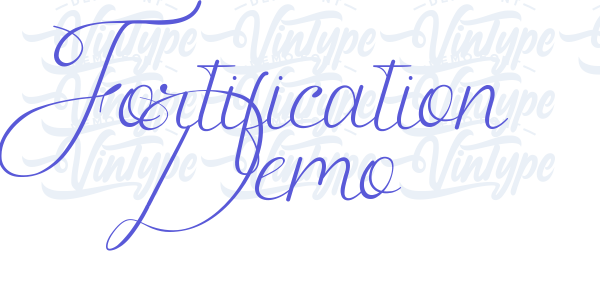 Fortification Demo font free