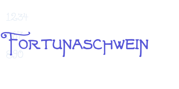 Fortunaschwein font free