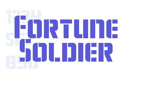 Fortune Soldier font free