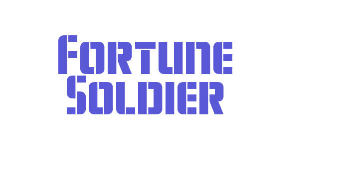 Fortune Soldier Font Download