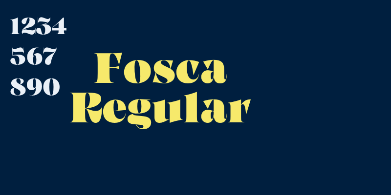 Fosca Regular