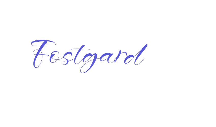 Fostgard Font