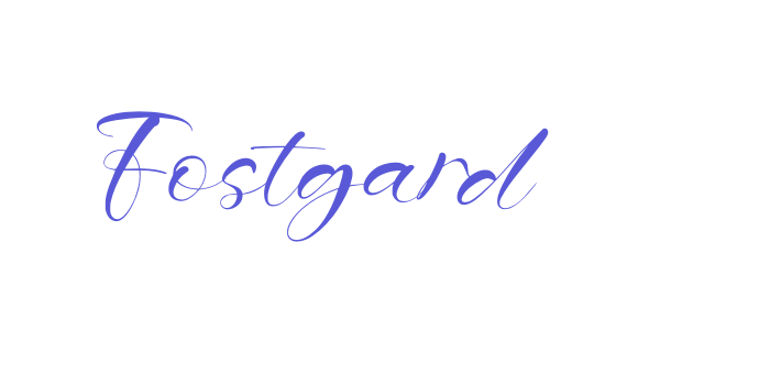 Fostgard Font Download