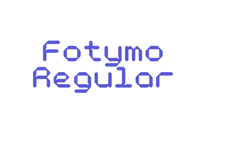 Fotymo Regular Font Download