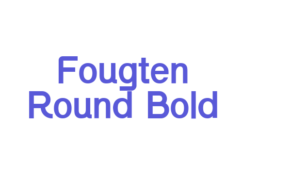 Fougten Round Bold Font