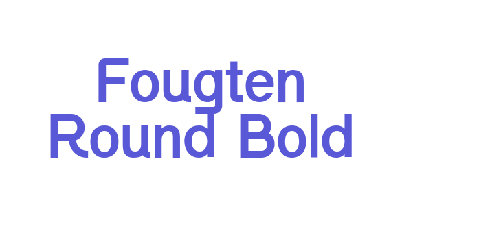 Fougten Round Bold Font Download