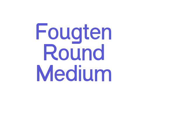 Fougten Round Medium Font