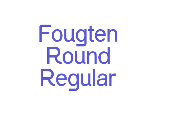 Fougten Round Regular Font