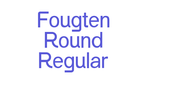 Fougten Round Regular Font Download