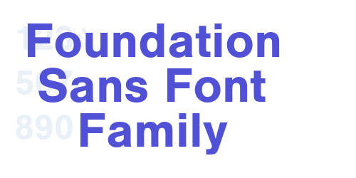 Foundation Sans Font Family-font-download