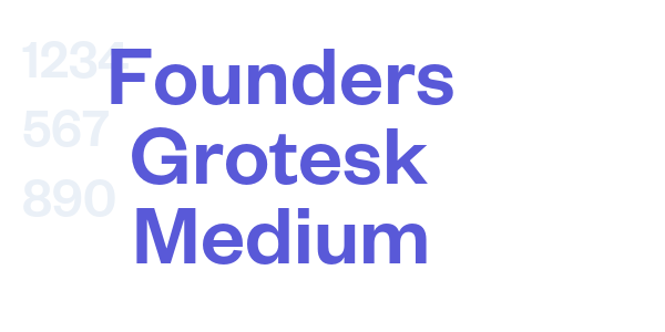 Founders Grotesk Medium font free