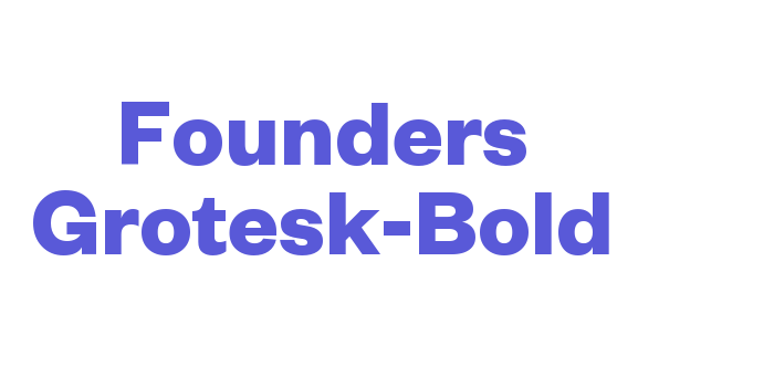 Founders Grotesk-Bold Font Download