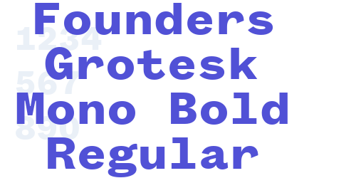 Founders Grotesk Mono Bold Regular-font-download