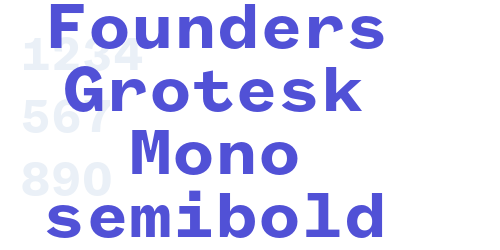 Founders Grotesk Mono semibold-font-download