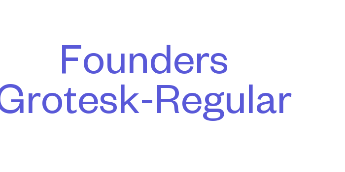 Founders Grotesk-Regular Font Download