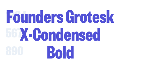 Founders Grotesk X-Condensed Bold