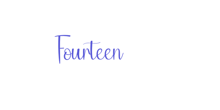 Fourteen Font Download