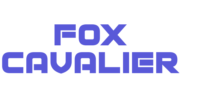 Fox Cavalier Font