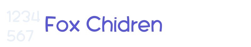 Fox Chidren-related font