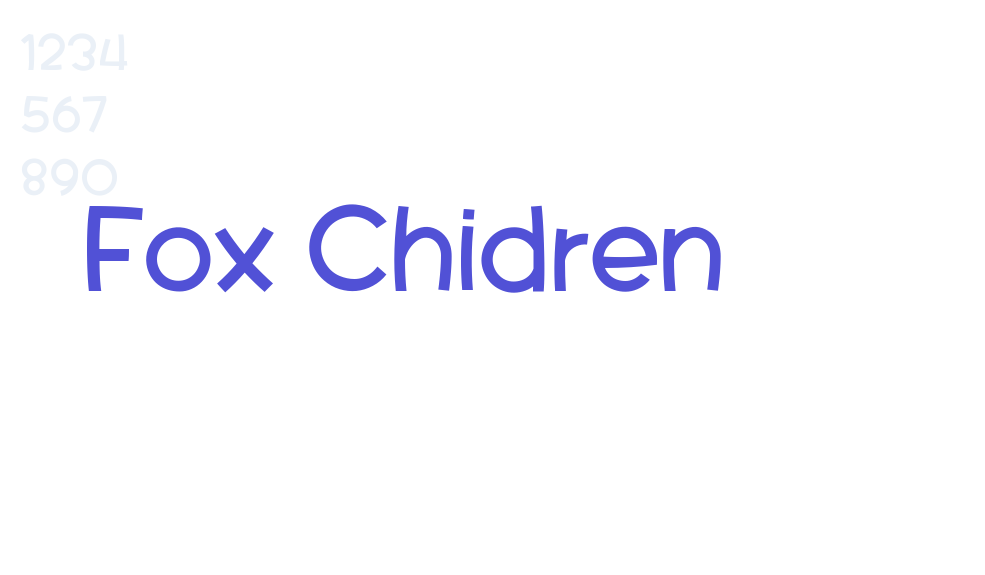 Fox Chidren-font-download