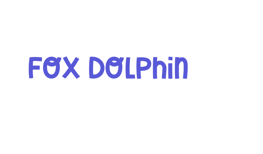 Fox Dolphin Font Download