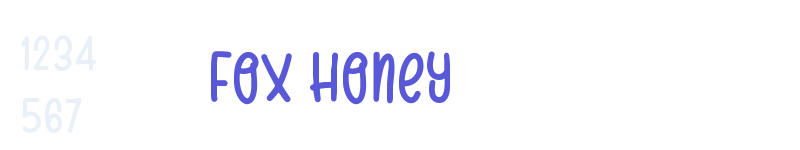 Fox Honey-related font