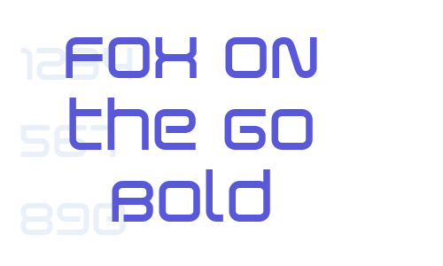 Fox on the Go Bold Font Download