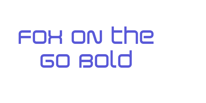 Fox on the Go Bold Font Download