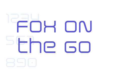 Fox on the Go Font Download