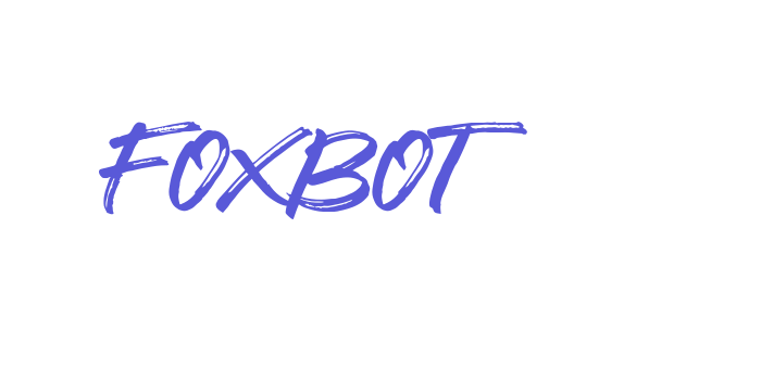 Foxbot Font