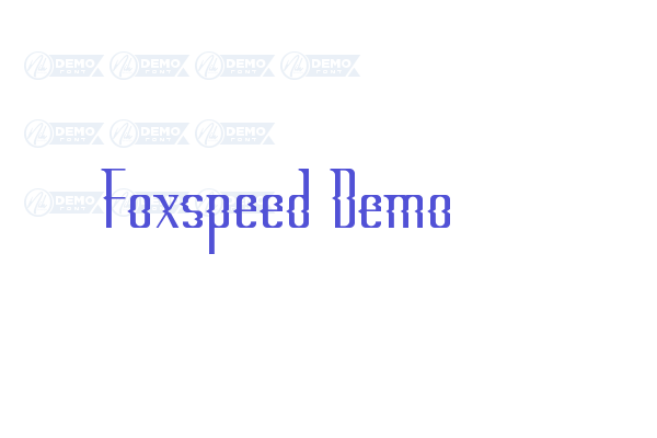 Foxspeed Demo