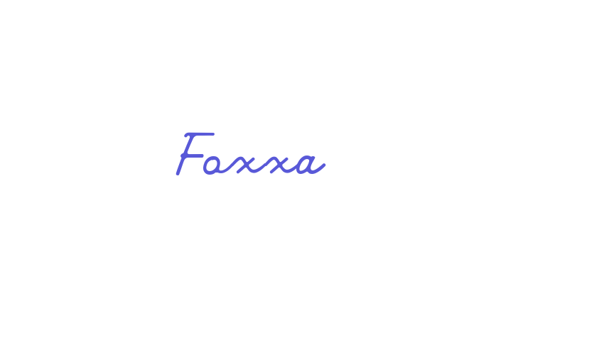 Foxxa Font