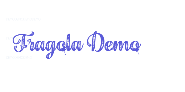 Fragola Demo font