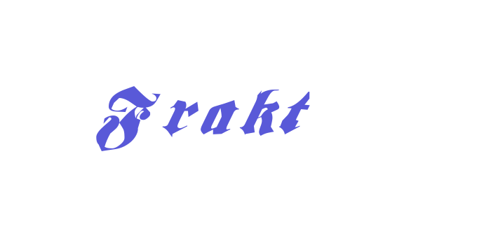 Frakt Font Download