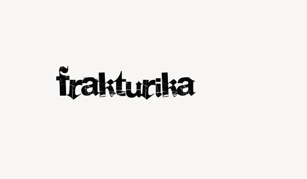 Frakturika Font