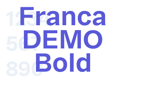 Franca DEMO Bold Font Download