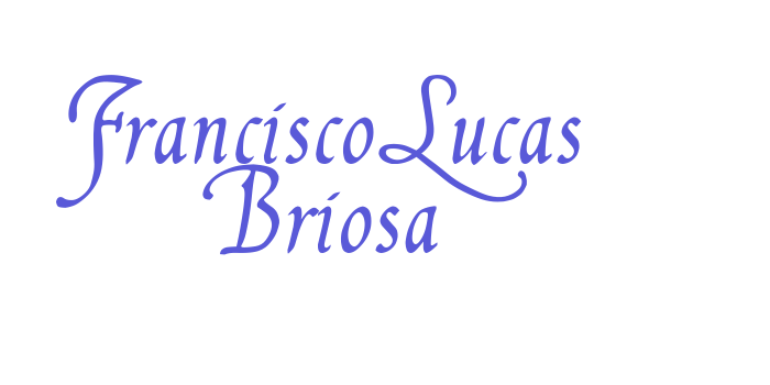 FranciscoLucas Briosa Font Download