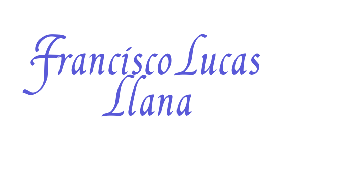 FranciscoLucas Llana Font Download