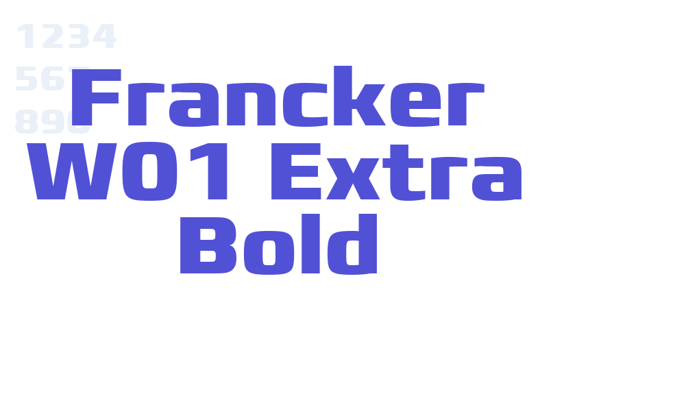 Francker W01 Extra Bold-font-download